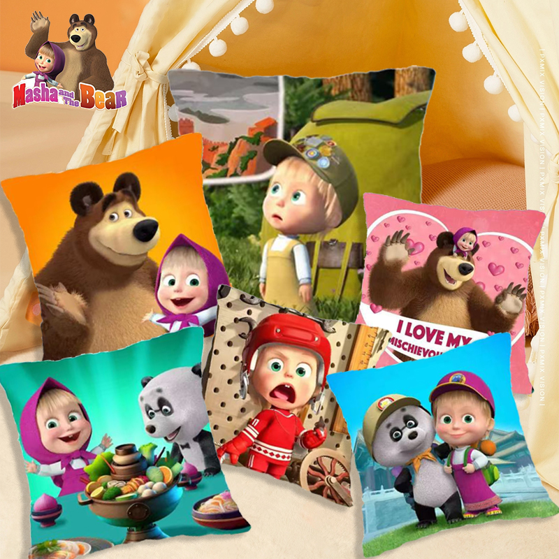 Bear Canister - Masha and Bear Hug Pillowcase DIY