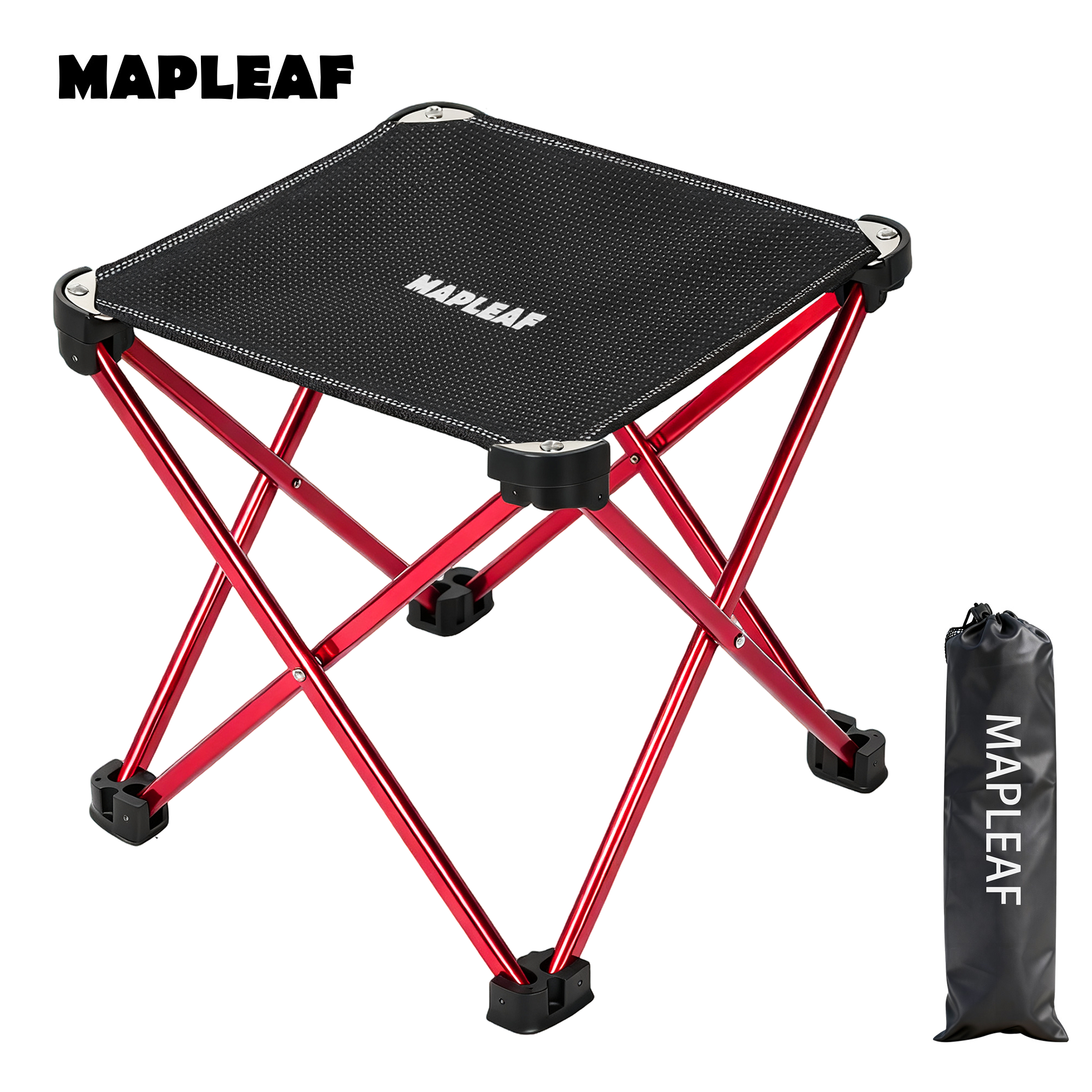 Outdoor Camping Folding Chairs - MAPLEAF Portable Folding Stool 7075 aluminum