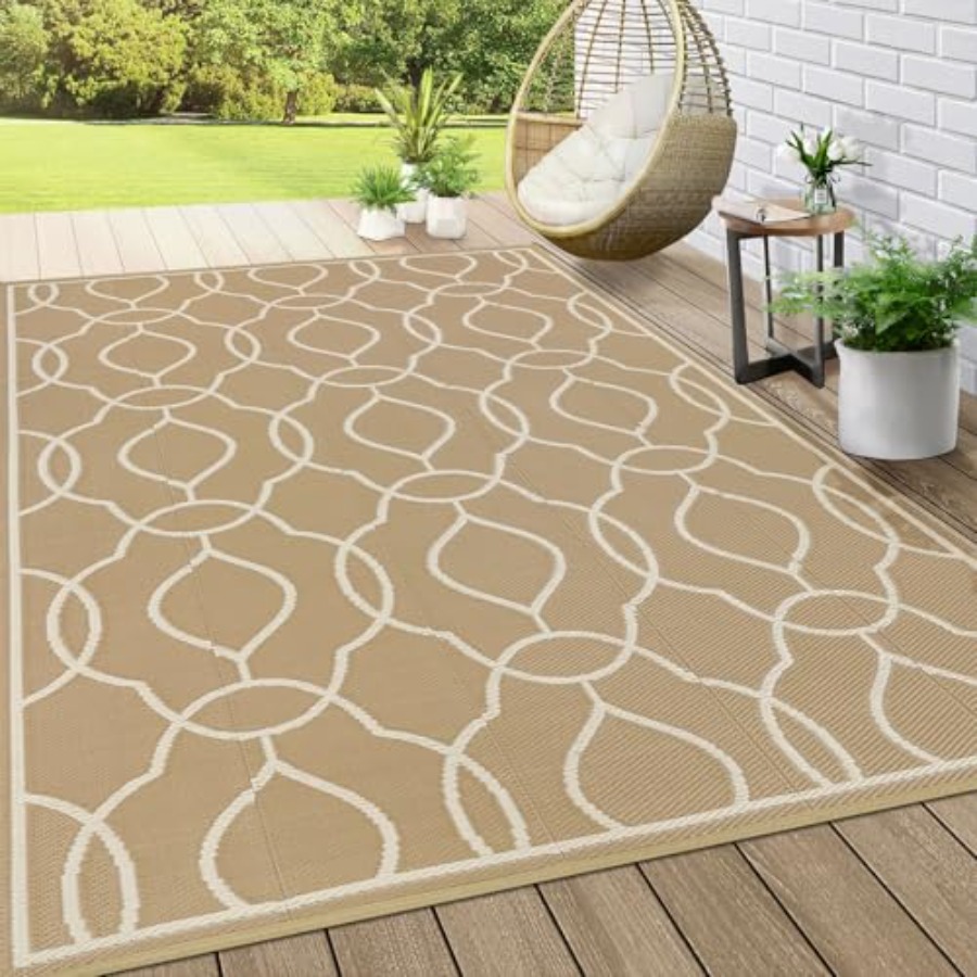 Outdoor Camping Rugs 8X10 - Outdoor Rug 8x10 Feet for Patios