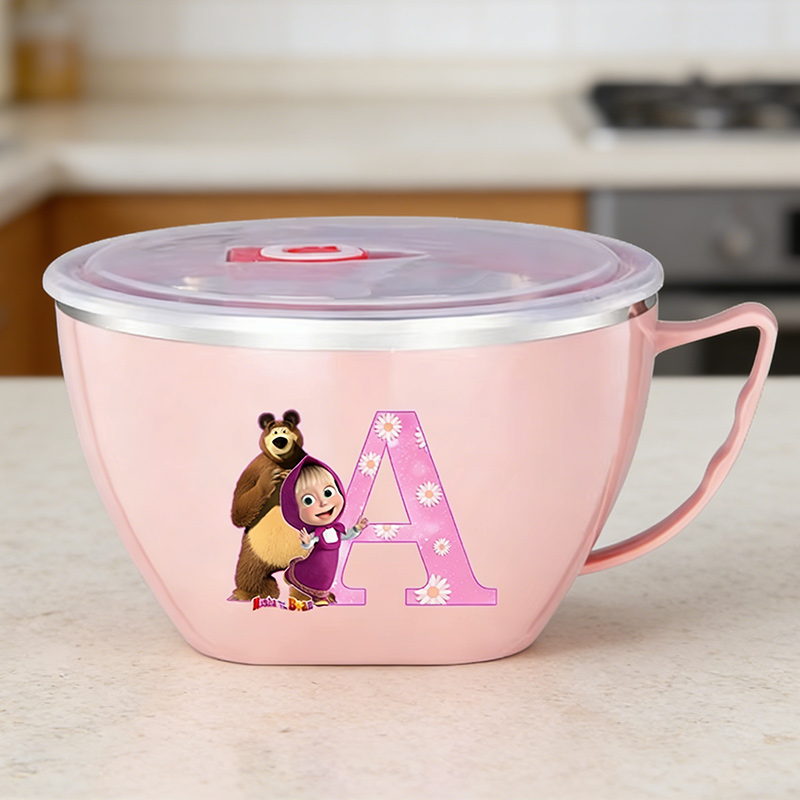 Bear Canister - Mashas Bears Stainless Steel Noodle Bowl