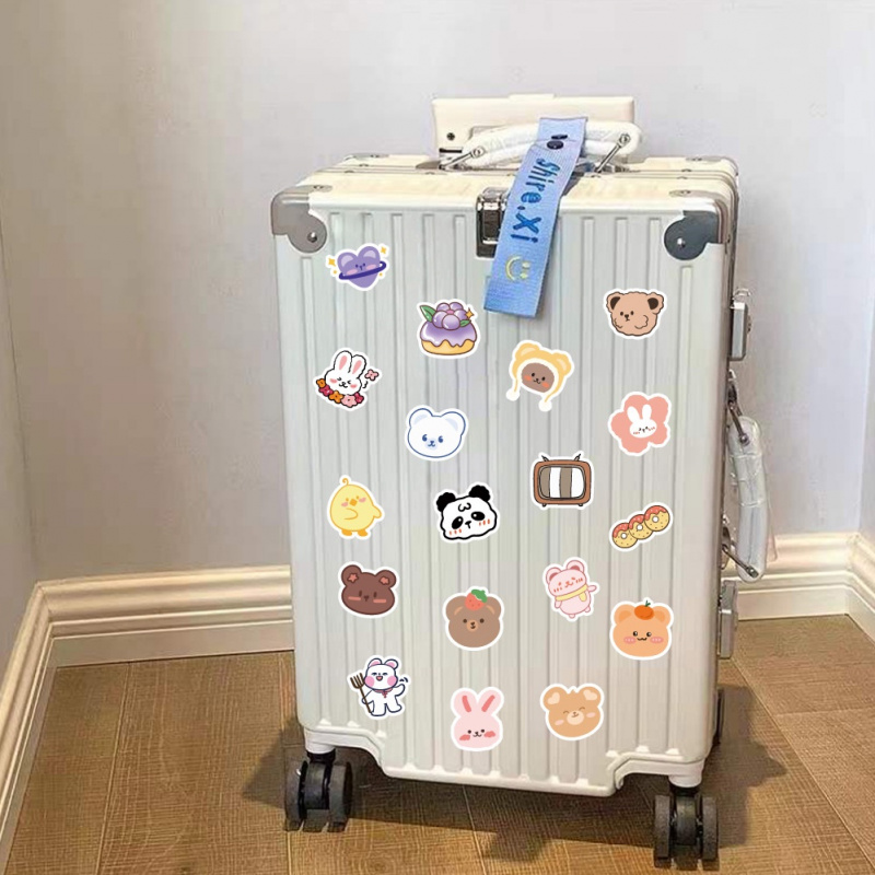100pcs Cute  Bear Stickers Vin – Bear Canister Bewertung und Preis