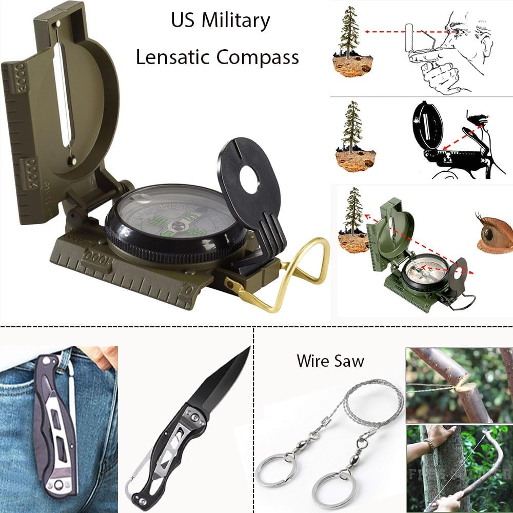 Portable Survival Kit with Mul – Outdoor Camping Bewertung und Preis