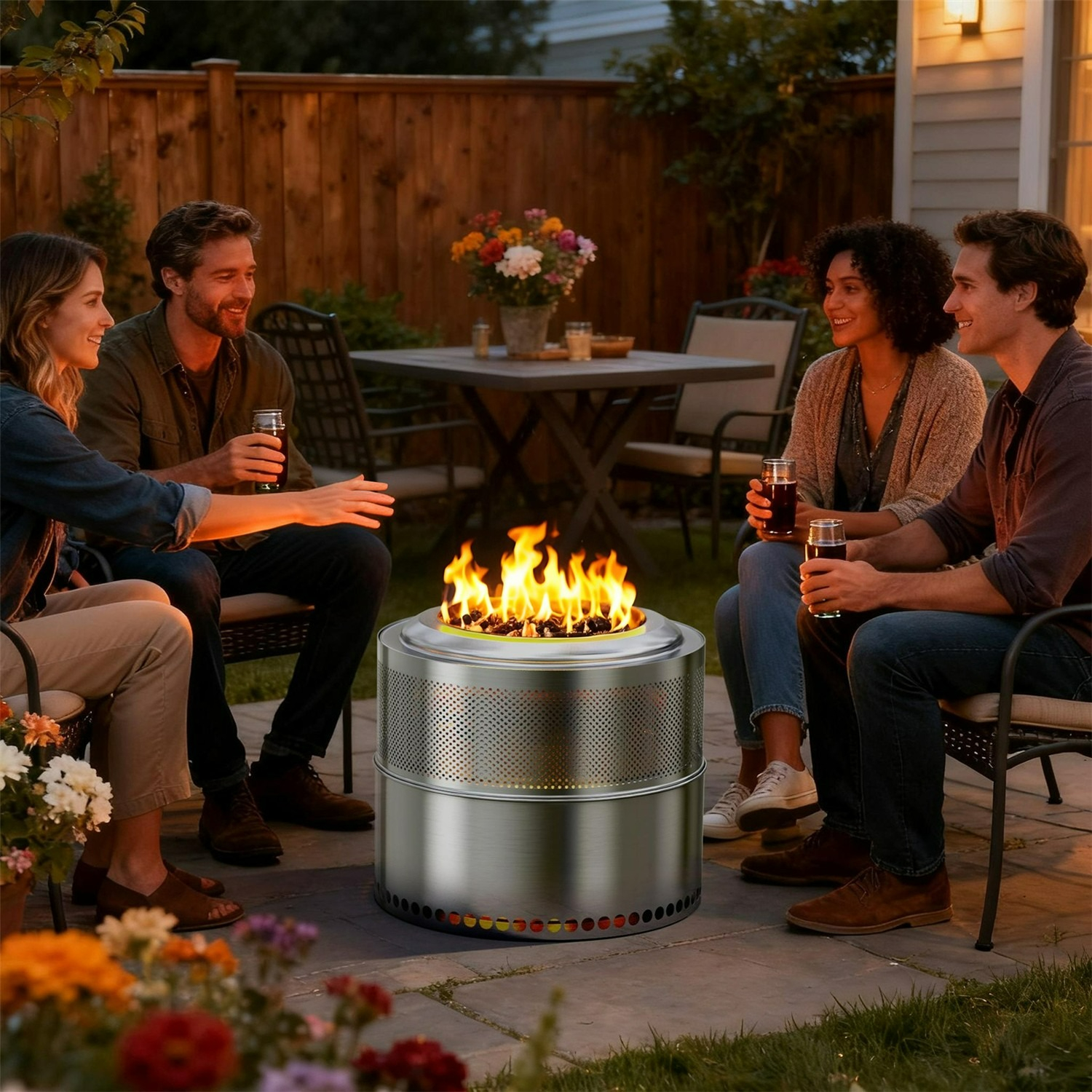 50 CM Smokeless Camping Fire P – Outdoor Camping Fire Pit Bewertung und Preis