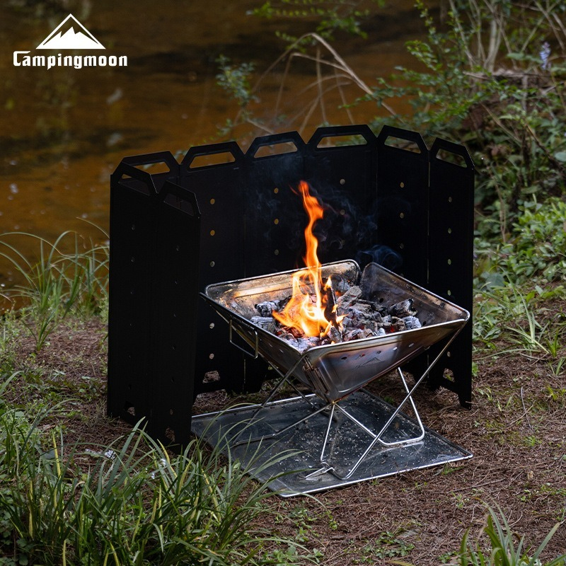 CAMPINGMOON YD-40 YD-50 Large  – Outdoor Camping Fire Pit Bewertung und Preis