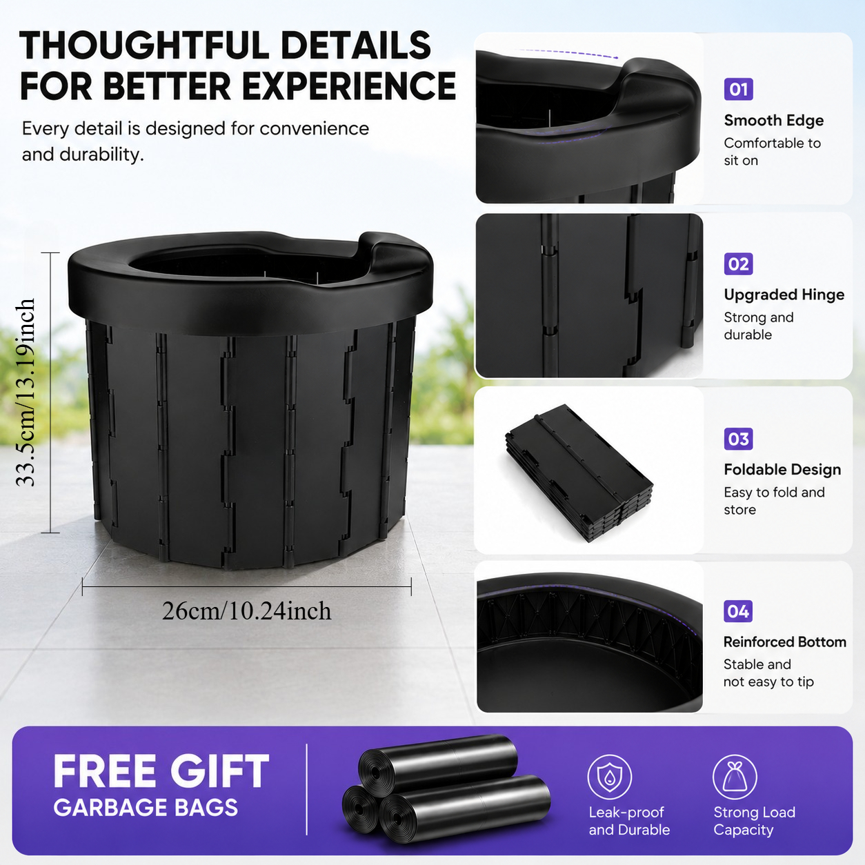 Outdoor Folding Toilet Portabl – Outdoor Camping Bewertung und Preis