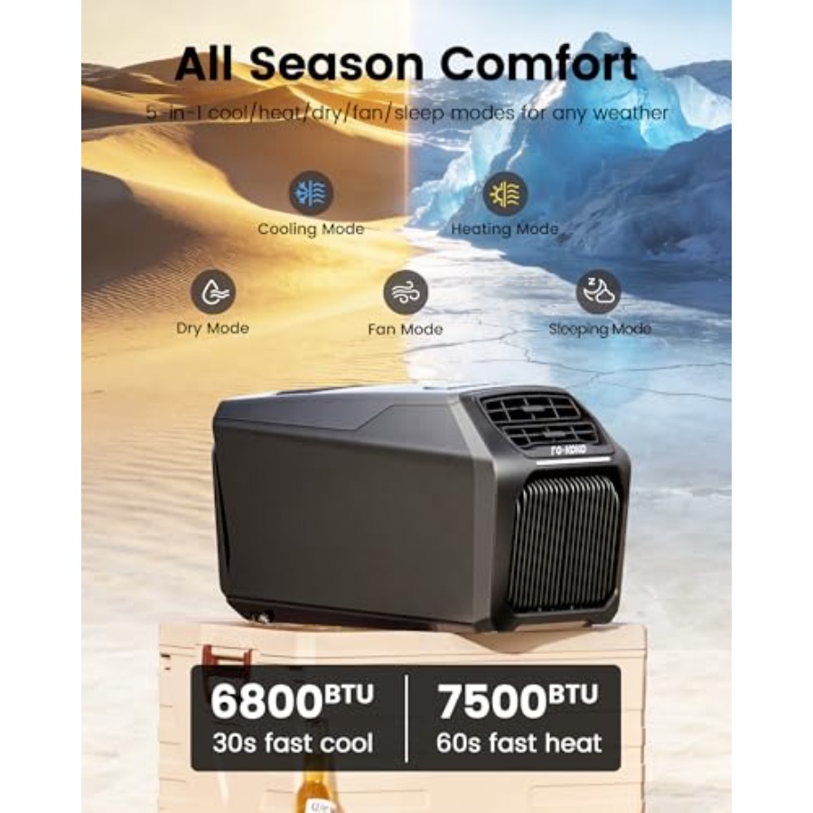 Portable Camping AC Heater: Du – Outdoor Camping Heater For Tent Bewertung und Preis