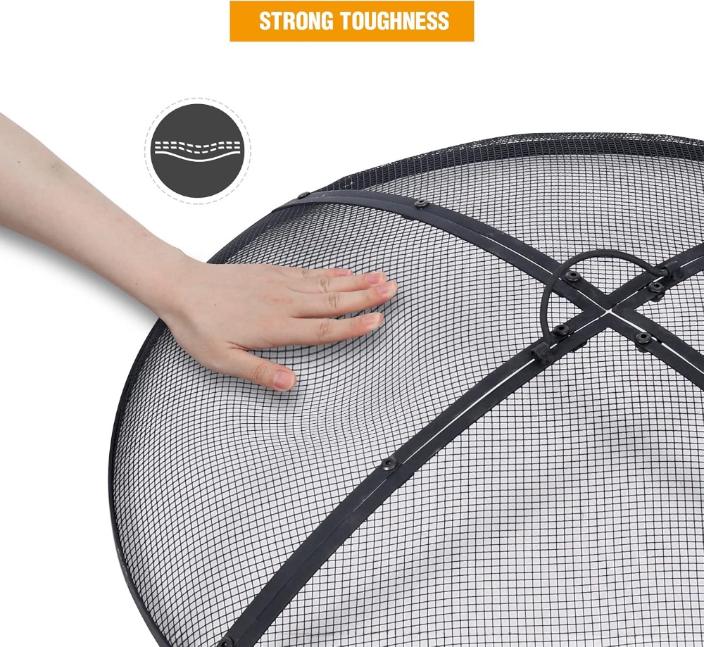 30 Inch Fire Pit Screen with H – Outdoor Camping Fire Pit Bewertung und Preis