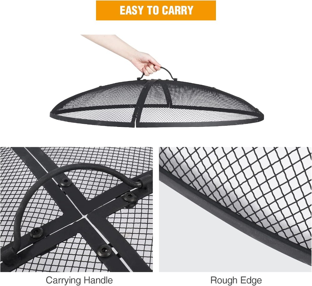 30 Inch Fire Pit Screen with H – Outdoor Camping Fire Pit Bewertung und Preis