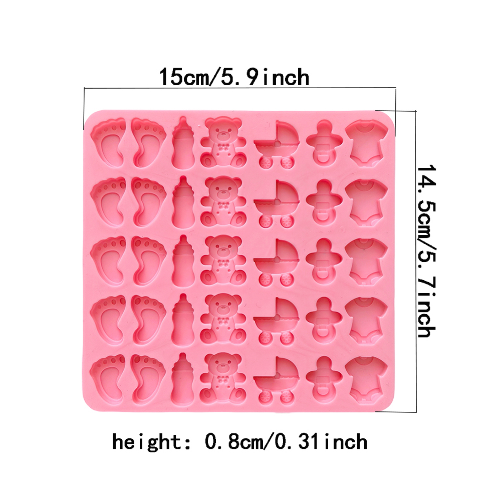 1pc 35 cavity foot baby bottle – Bear Canister Bewertung und Preis