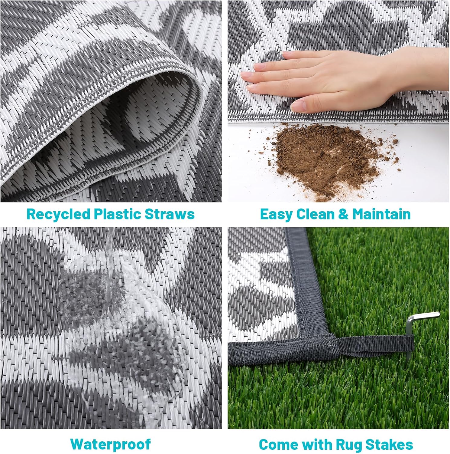 Outdoor Rug Waterproof 8x10, P – Outdoor Camping Rugs 8X10 Bewertung und Preis