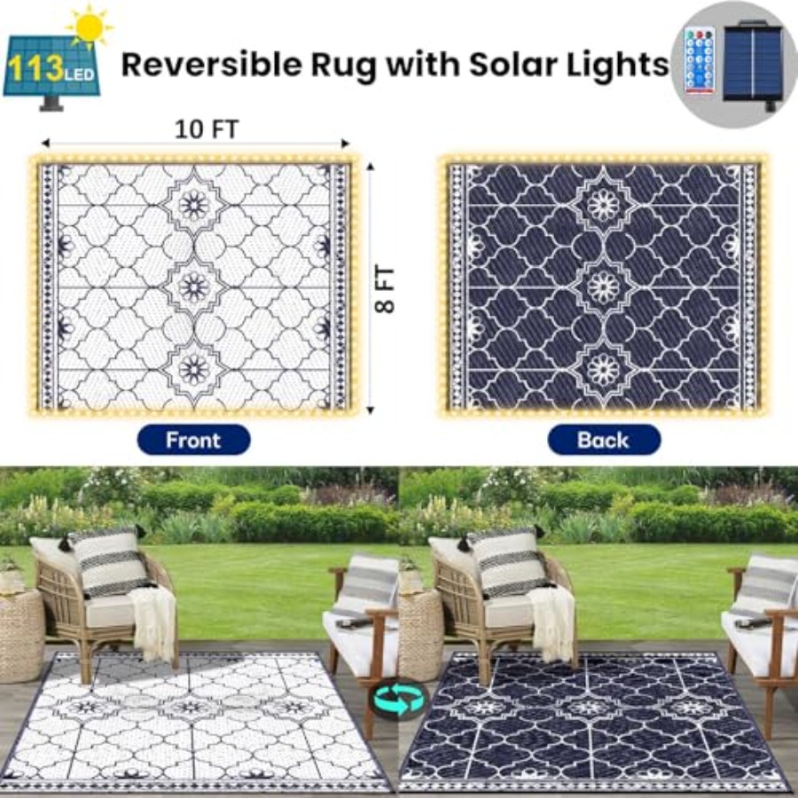 Lighted Outdoor Rug 8x10 ft fo – Outdoor Camping Rugs 8X10 Bewertung und Preis