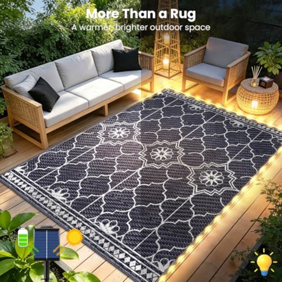 Lighted Outdoor Rug 8x10 ft fo – Outdoor Camping Rugs 8X10 Bewertung und Preis
