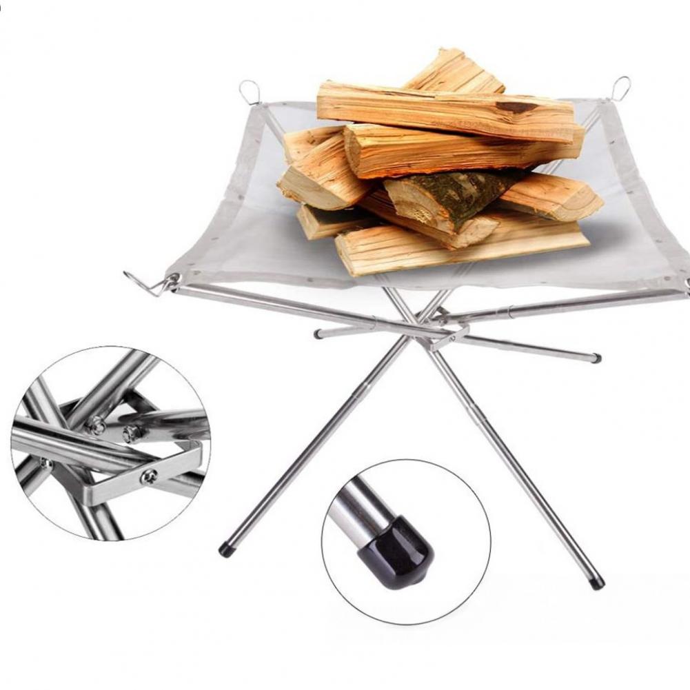 Folding Portable Steel Mesh Ca – Outdoor Camping Fire Pit Bewertung und Preis