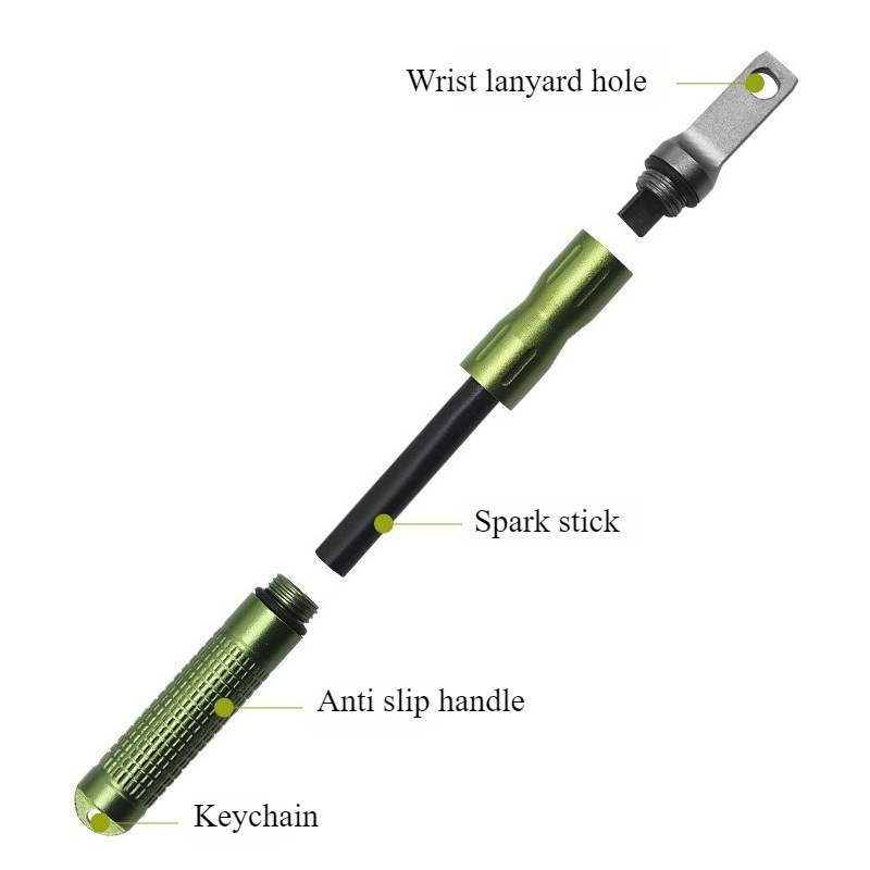Portable Waterproof Flint Emer – Fire Starter Flint Bewertung und Preis