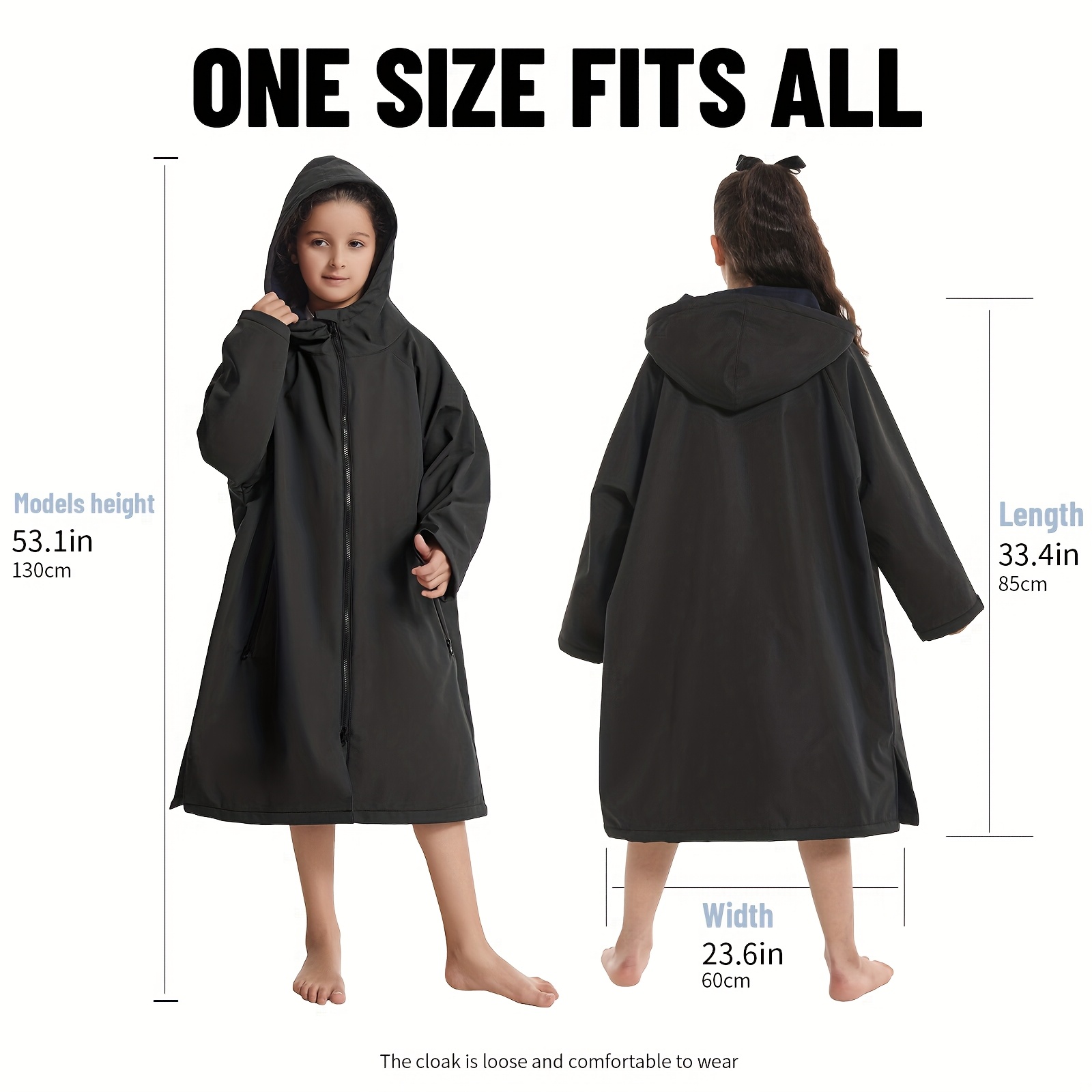 1pc Long-Sleeve Changing Robe  – Outdoor Activities In Camping Bewertung und Preis