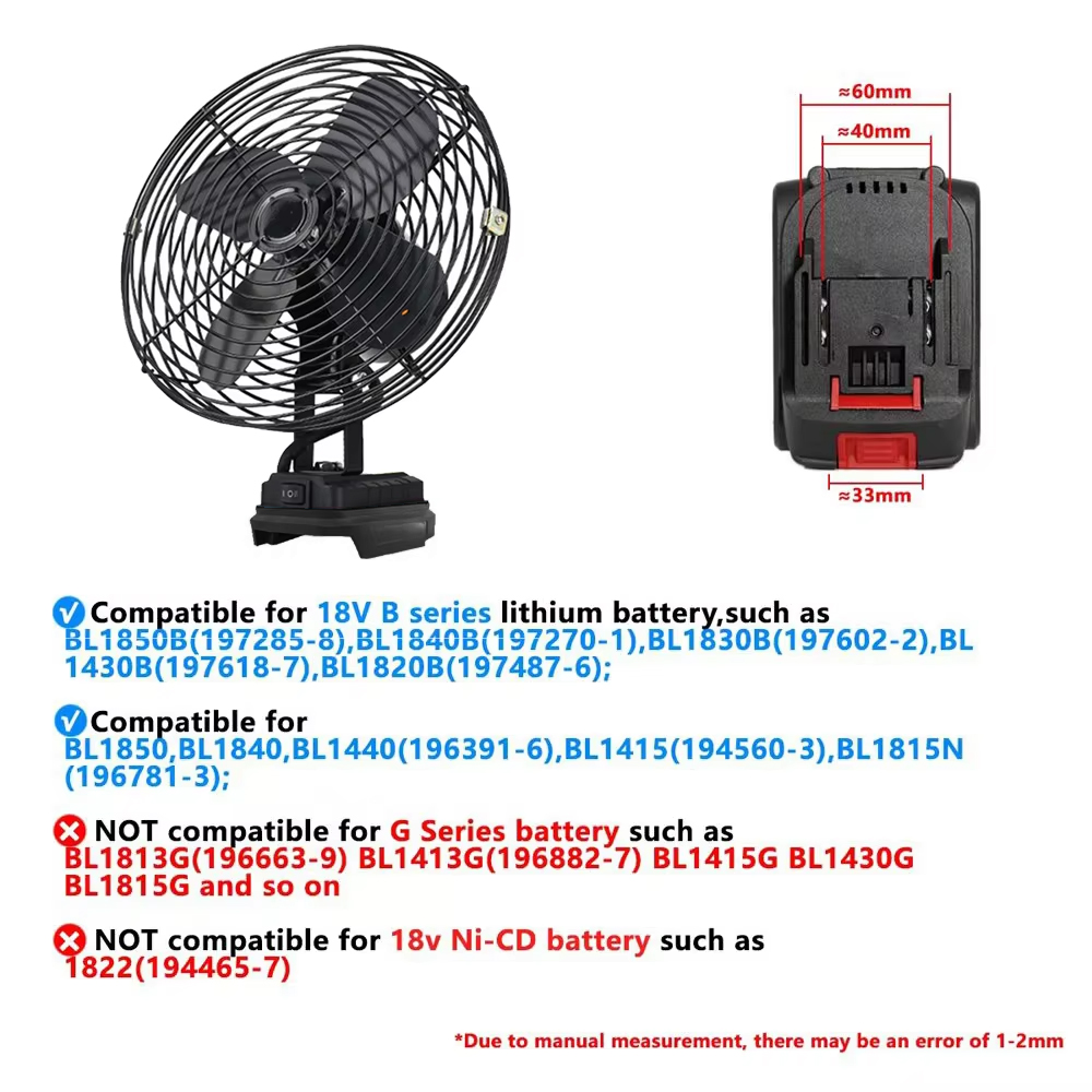 6/8In Camping Fan Outdoor Fish – Outdoor Camping Fan Bewertung und Preis
