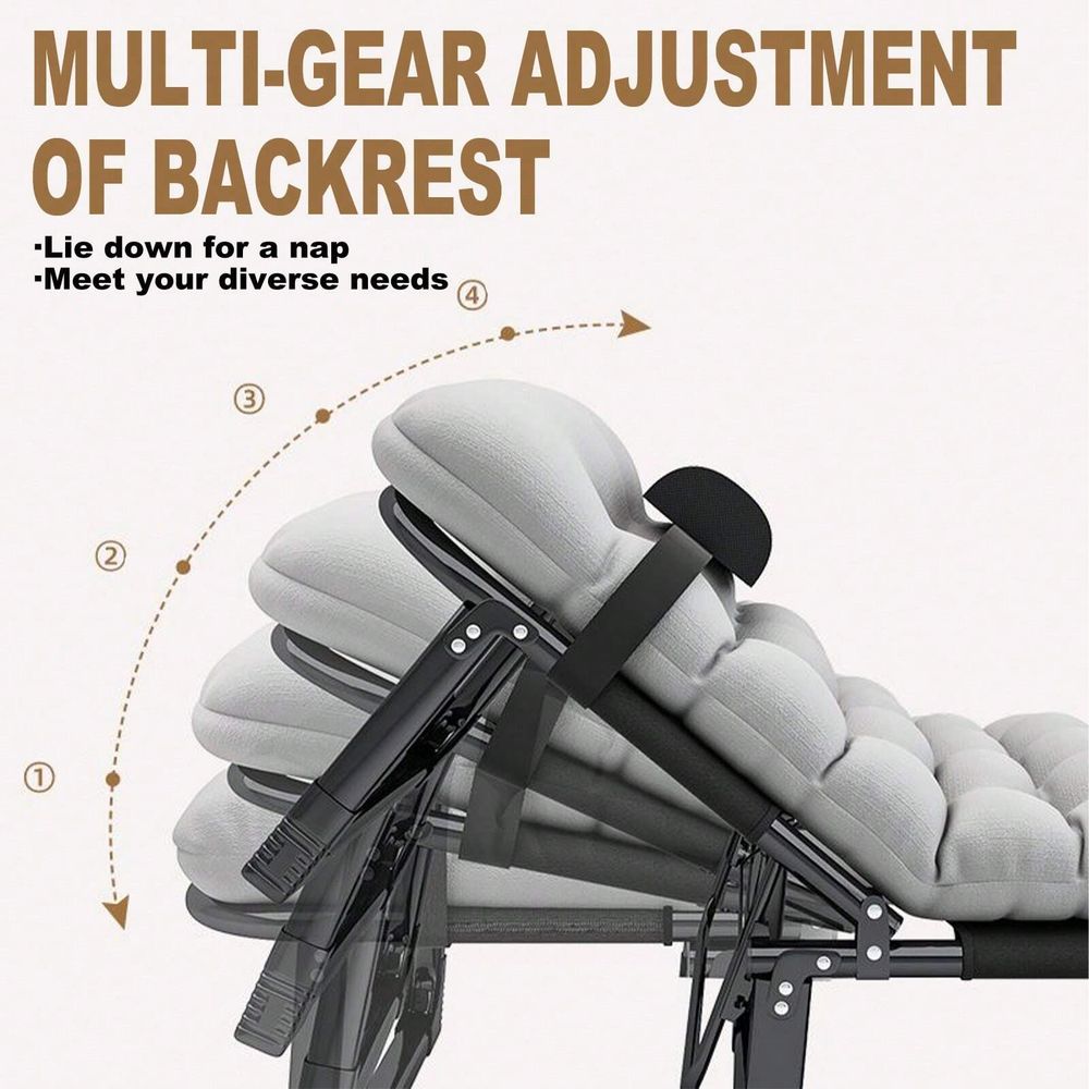 Cot, 4 Positions Adjustable Re – Outdoor Camping Folding Chairs Bewertung und Preis