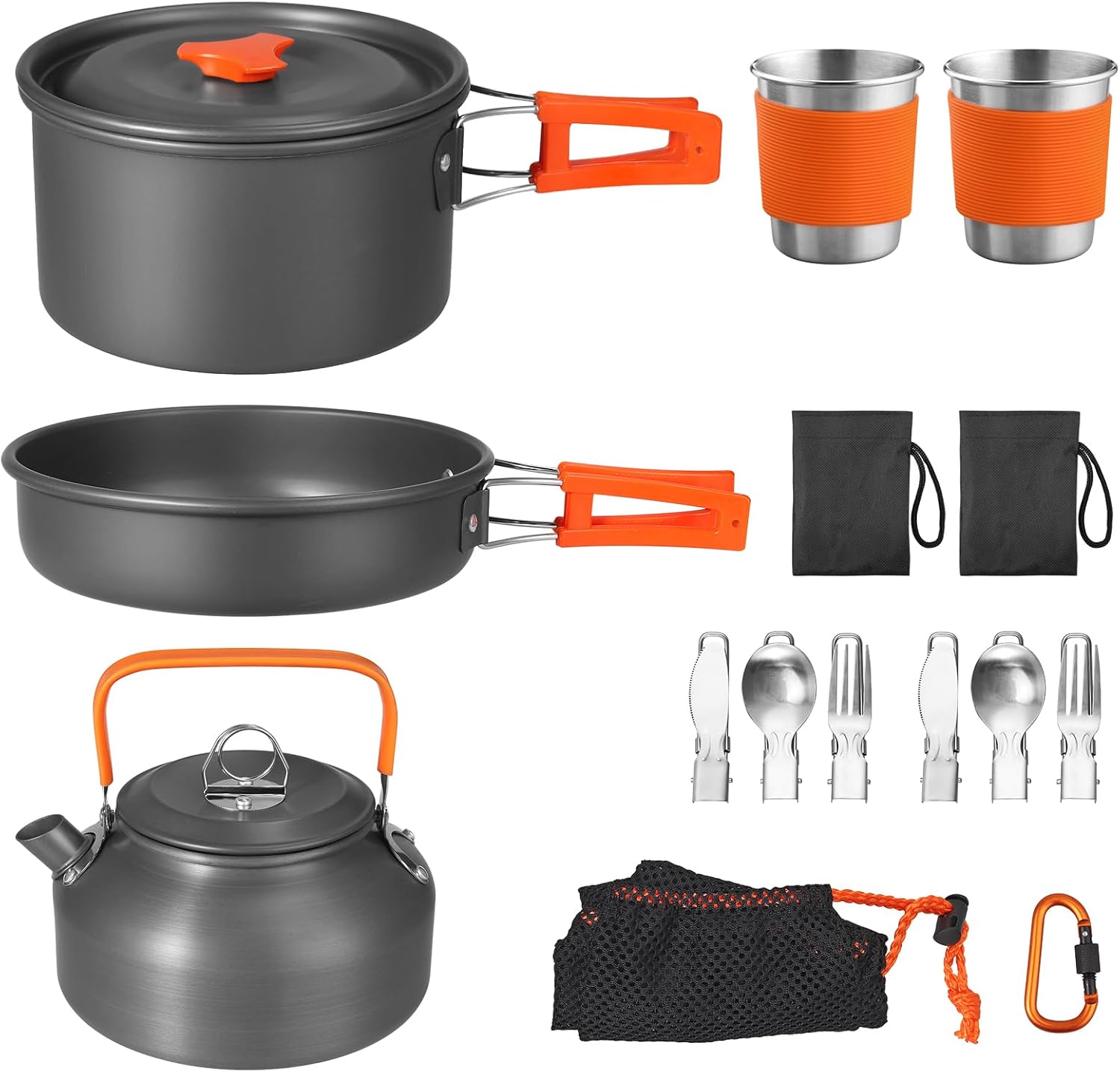 Non-Stick Camping Cookware Set – Outdoor Camping Kettle Bewertung und Preis