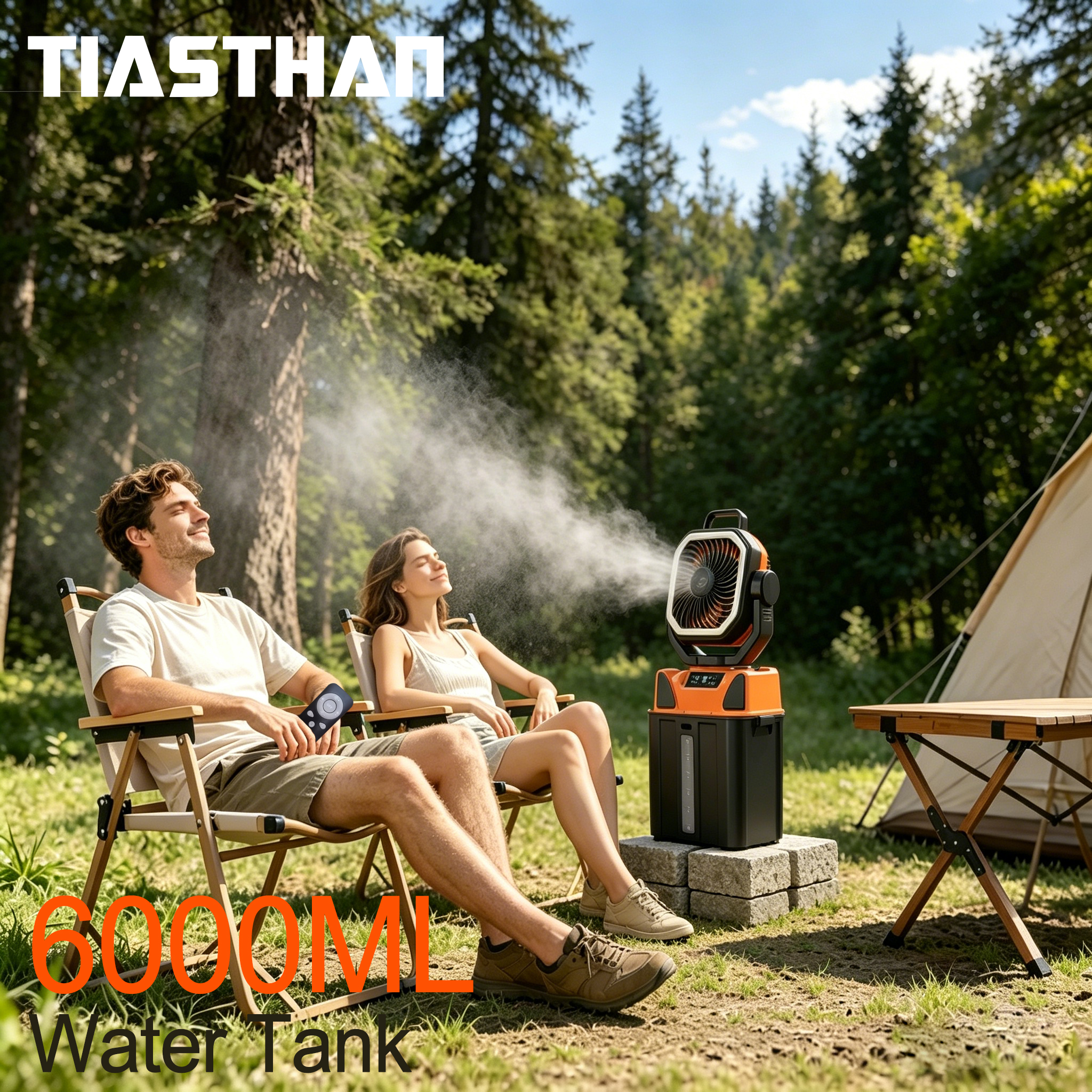 30000mAh Spray Camping Fan wit – Outdoor Camping Fan Bewertung und Preis