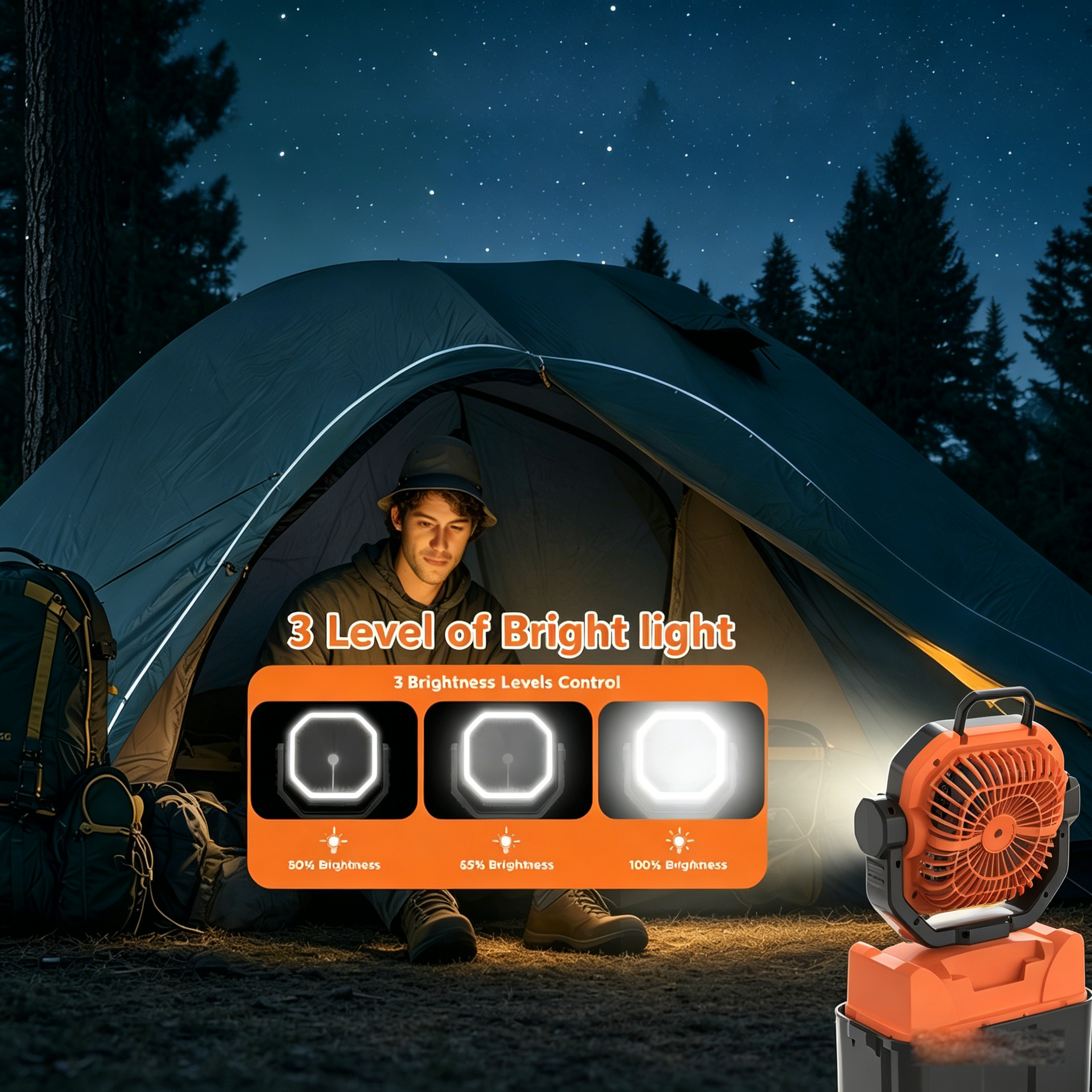 30000mAh Spray Camping Fan wit – Outdoor Camping Fan Bewertung und Preis