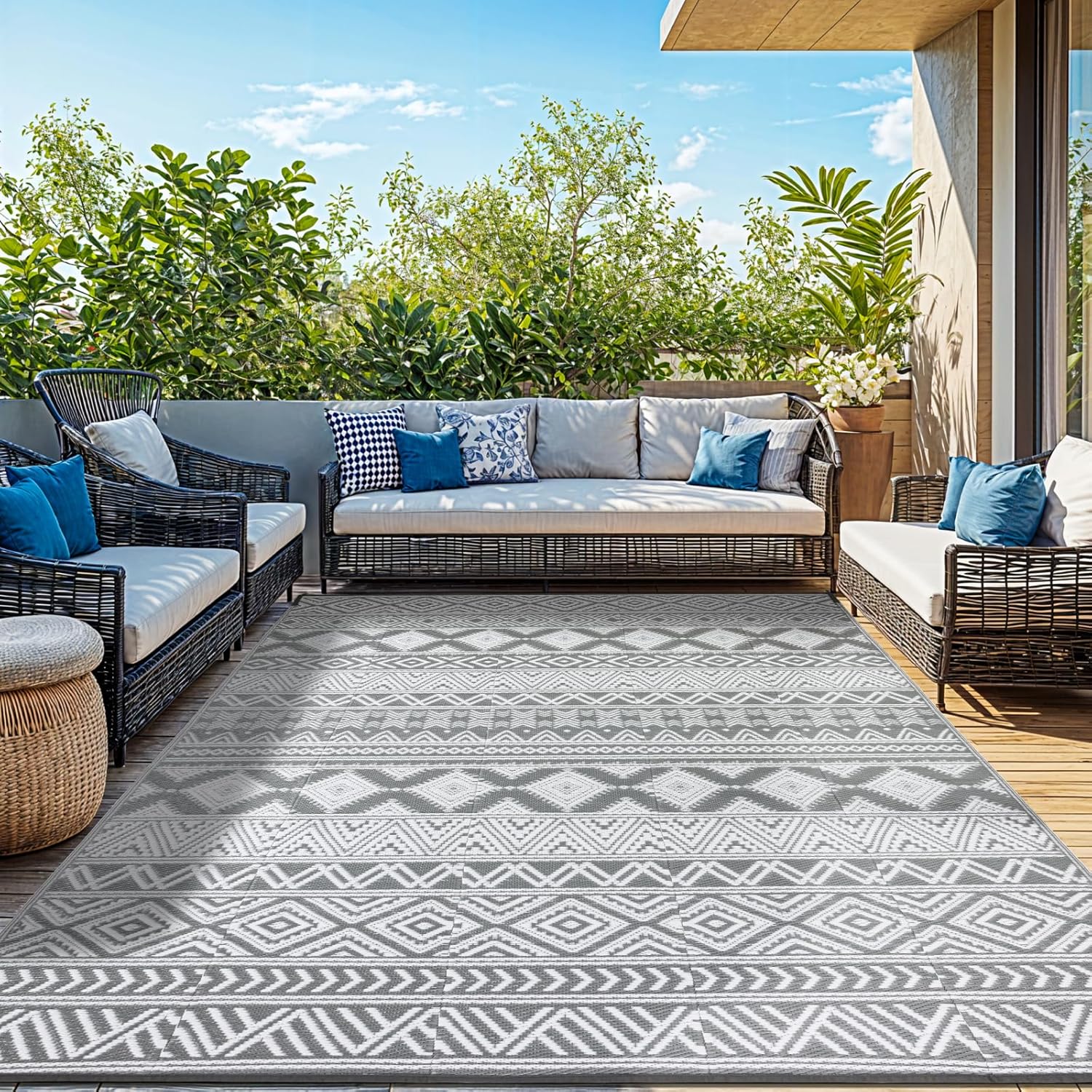 Waterproof Outdoor Rug 8x10 ft – Outdoor Camping Rugs 8X10 Bewertung und Preis