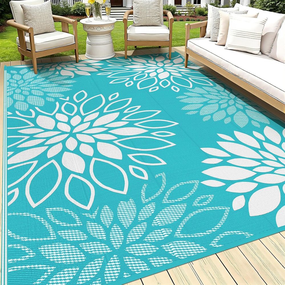 Reversible Plastic Outdoor Rug – Outdoor Camping Rugs 8X10 Bewertung und Preis