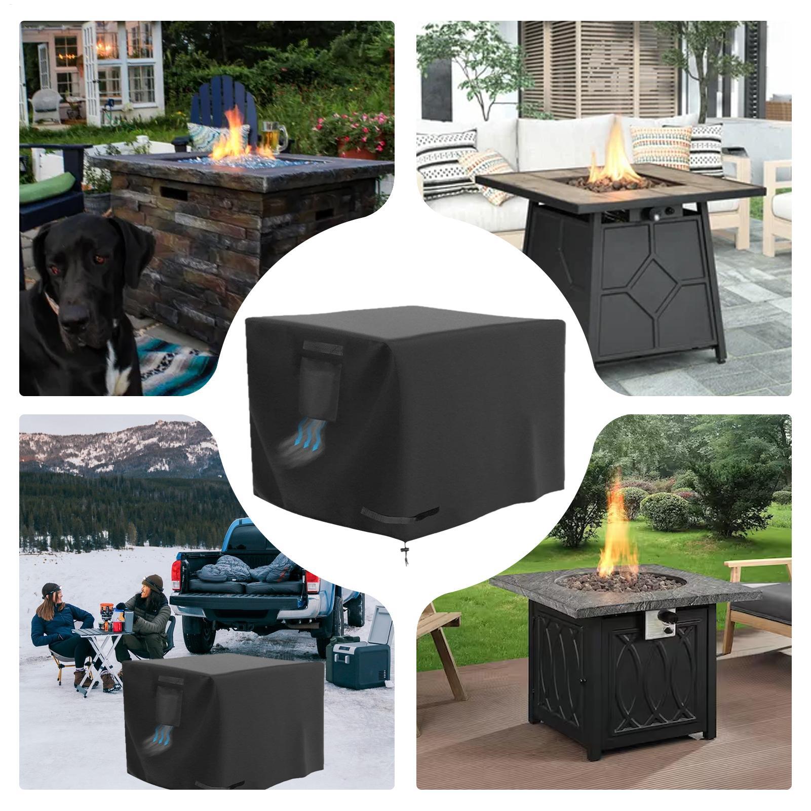 Fire Pit Cover Square 30 Inch  – Outdoor Camping Fire Pit Bewertung und Preis