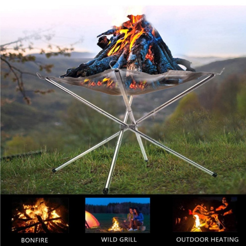 Outdoor BBQ Bonfire Rack Porta – Outdoor Camping Fire Pit Bewertung und Preis