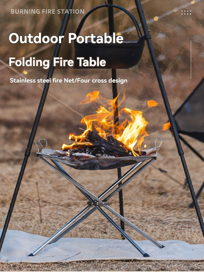 Outdoor BBQ Bonfire Rack Porta – Outdoor Camping Fire Pit Bewertung und Preis