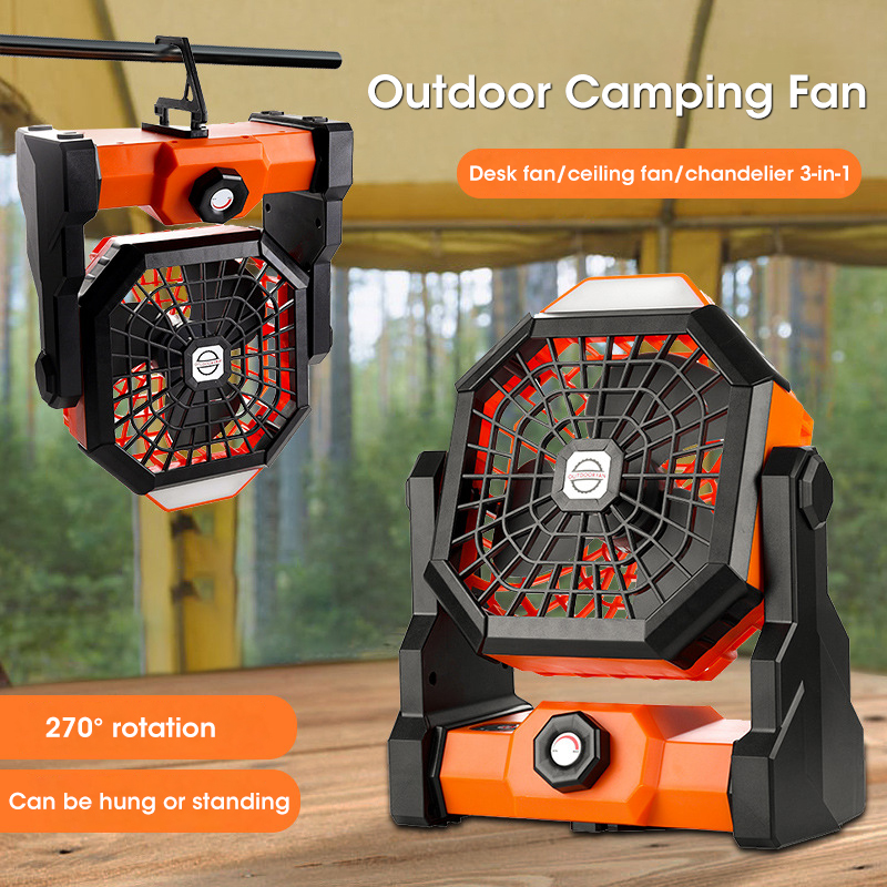 10000mAh Camping Fan with LED  – Outdoor Camping Fan Bewertung und Preis