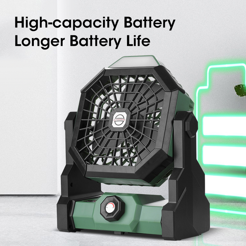 10000mAh Camping Fan with LED  – Outdoor Camping Fan Bewertung und Preis