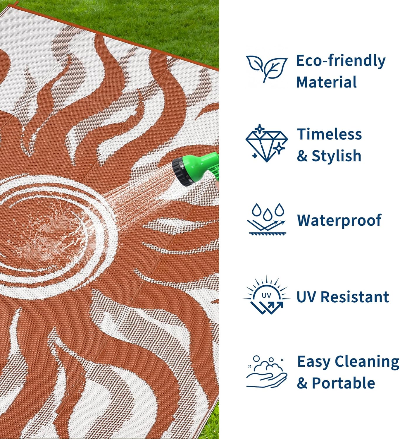 Outdoor Rug 8x10 Waterproof Pa – Outdoor Camping Rugs 8X10 Bewertung und Preis