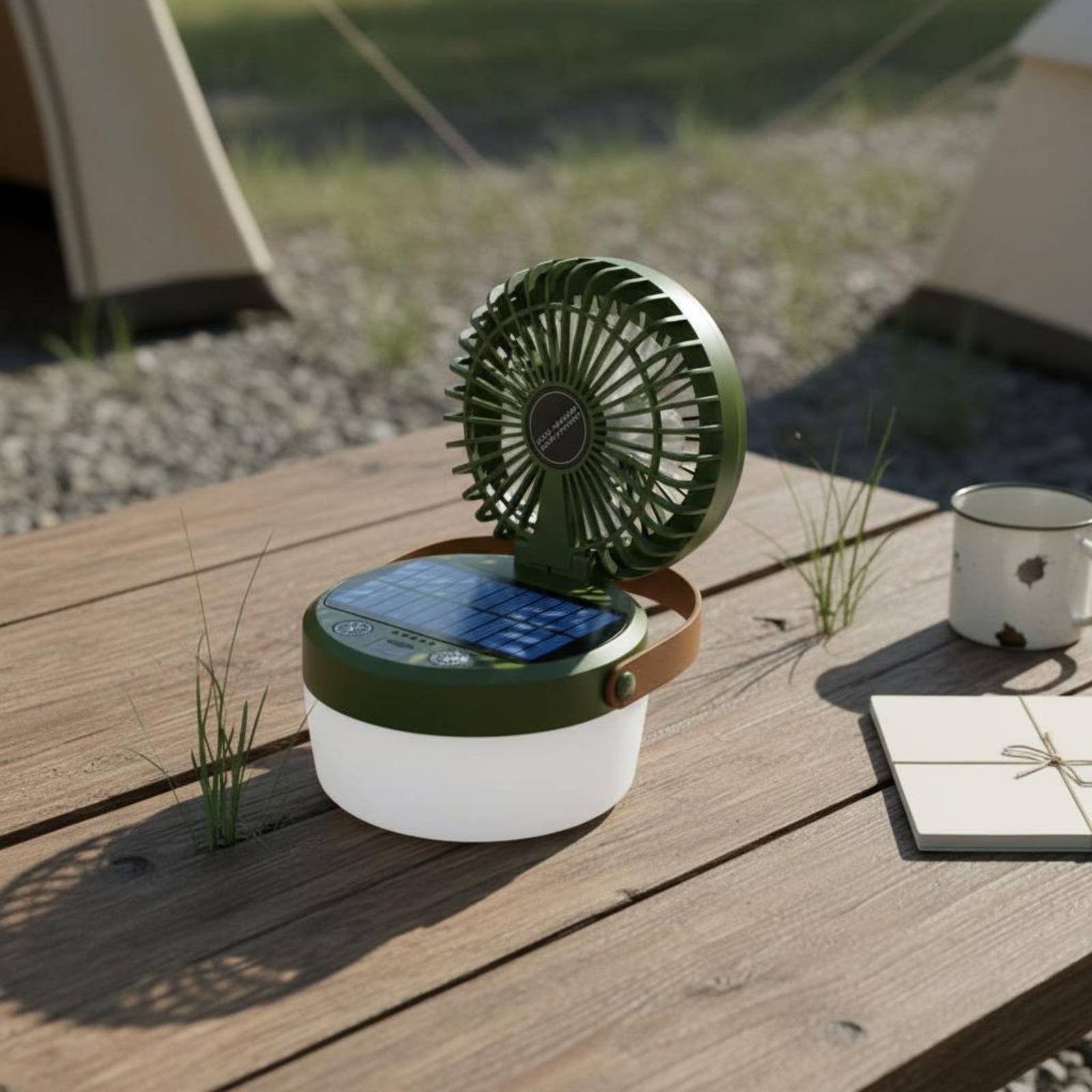 Solar Camping Fan Lantern Fold – Outdoor Camping Fan Bewertung und Preis
