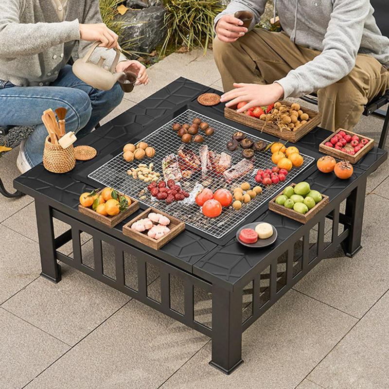 Camping Firewood Stove Square  – Outdoor Camping Fire Pit Bewertung und Preis