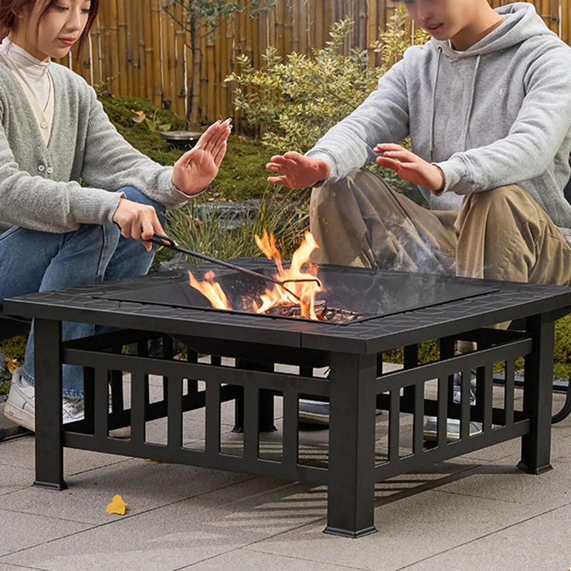 Camping Firewood Stove Square  – Outdoor Camping Fire Pit Bewertung und Preis