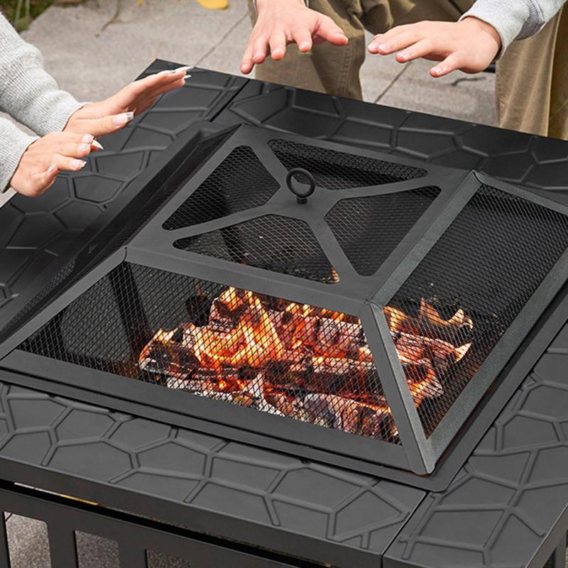 Camping Firewood Stove Square  – Outdoor Camping Fire Pit Bewertung und Preis