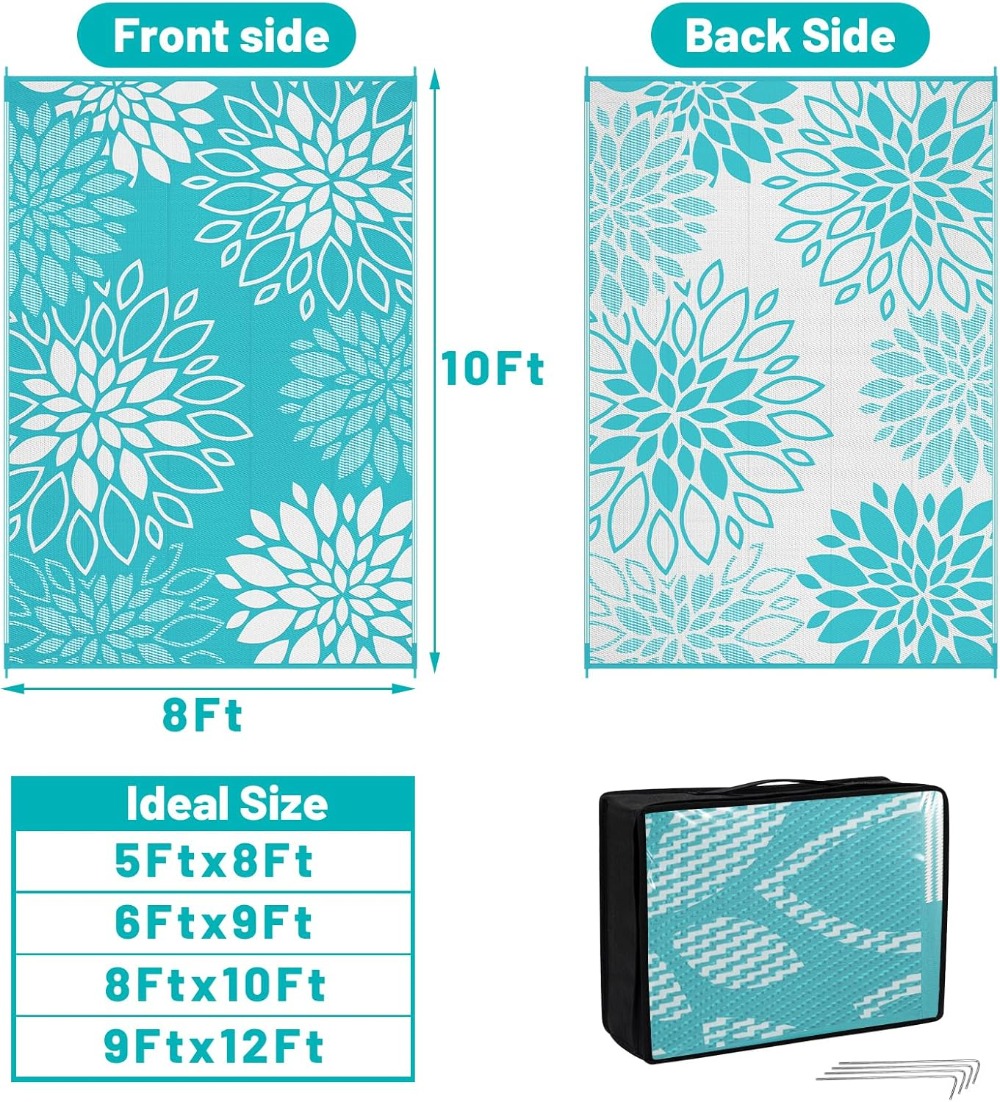Waterproof Outdoor Rug 8x10 fo – Outdoor Camping Rugs 8X10 Bewertung und Preis