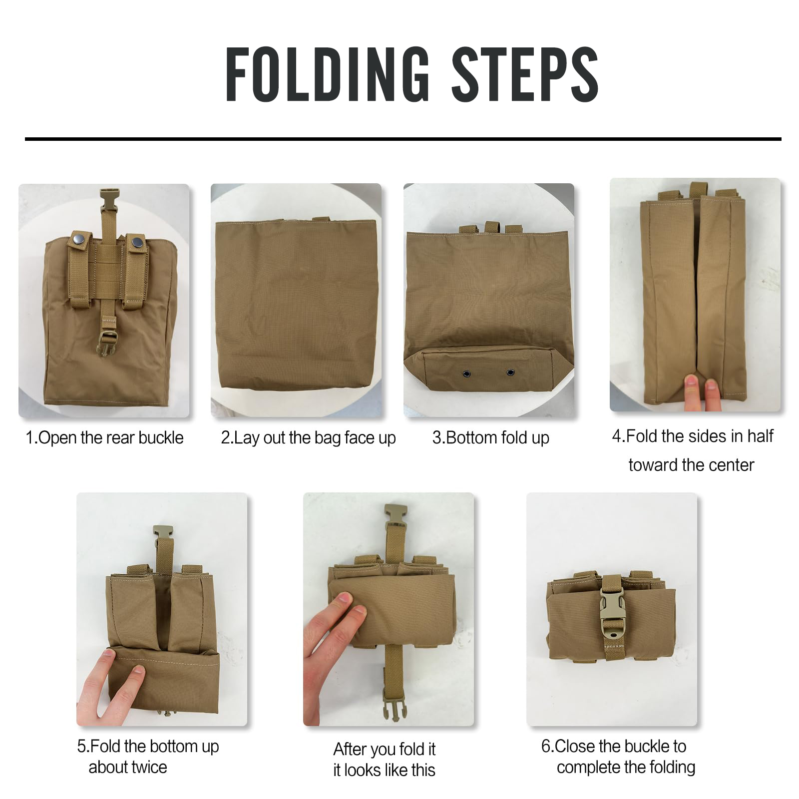 New Molle Folding Dump Drop Ma – Outdoor Camping Magazine Bewertung und Preis