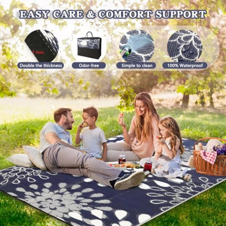 Outdoor 8x10 ft waterproof pat – Outdoor Camping Rugs 8X10 Bewertung und Preis