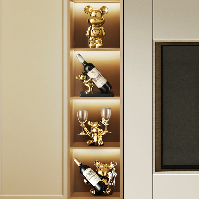 Creative Bear Wine Rack With B – Bear Canister Bewertung und Preis