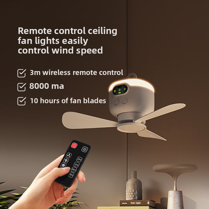 USB Rechargeable Wireless Remo – Outdoor Camping Fan Bewertung und Preis