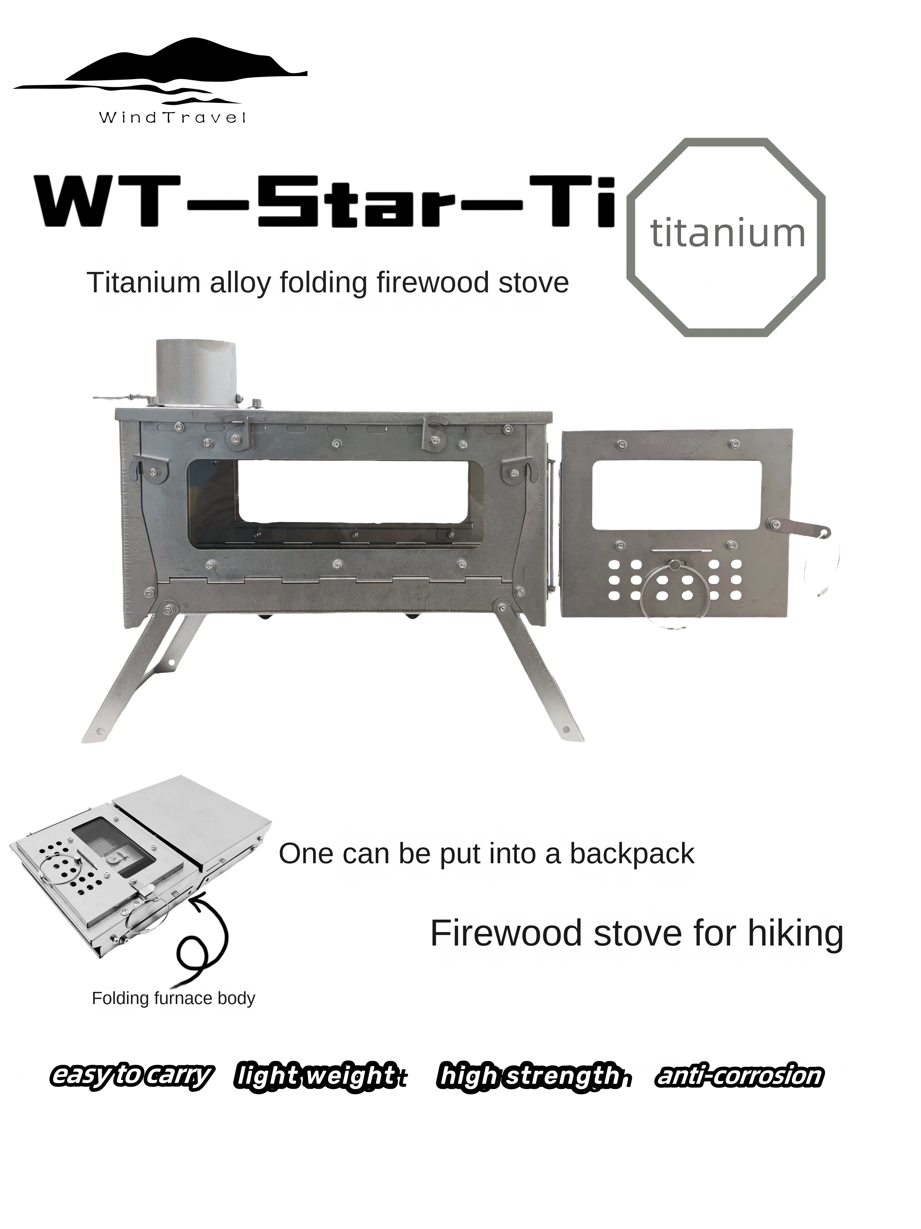 WT Star Ti Titanium Alloy Fold – Outdoor Camping Heater For Tent Bewertung und Preis