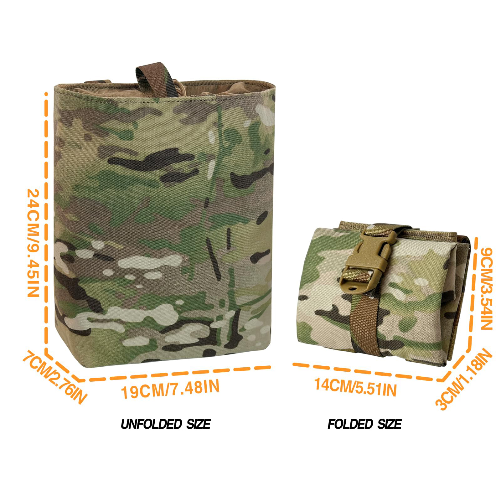 New Molle Folding Dump Drop Ma – Outdoor Camping Magazine Bewertung und Preis