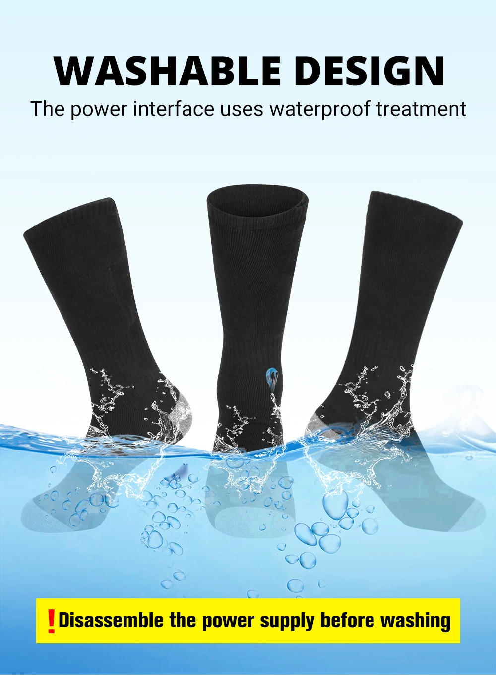 Heating Socks 6000mah Battery  – Outdoor Camping Winter Bewertung und Preis