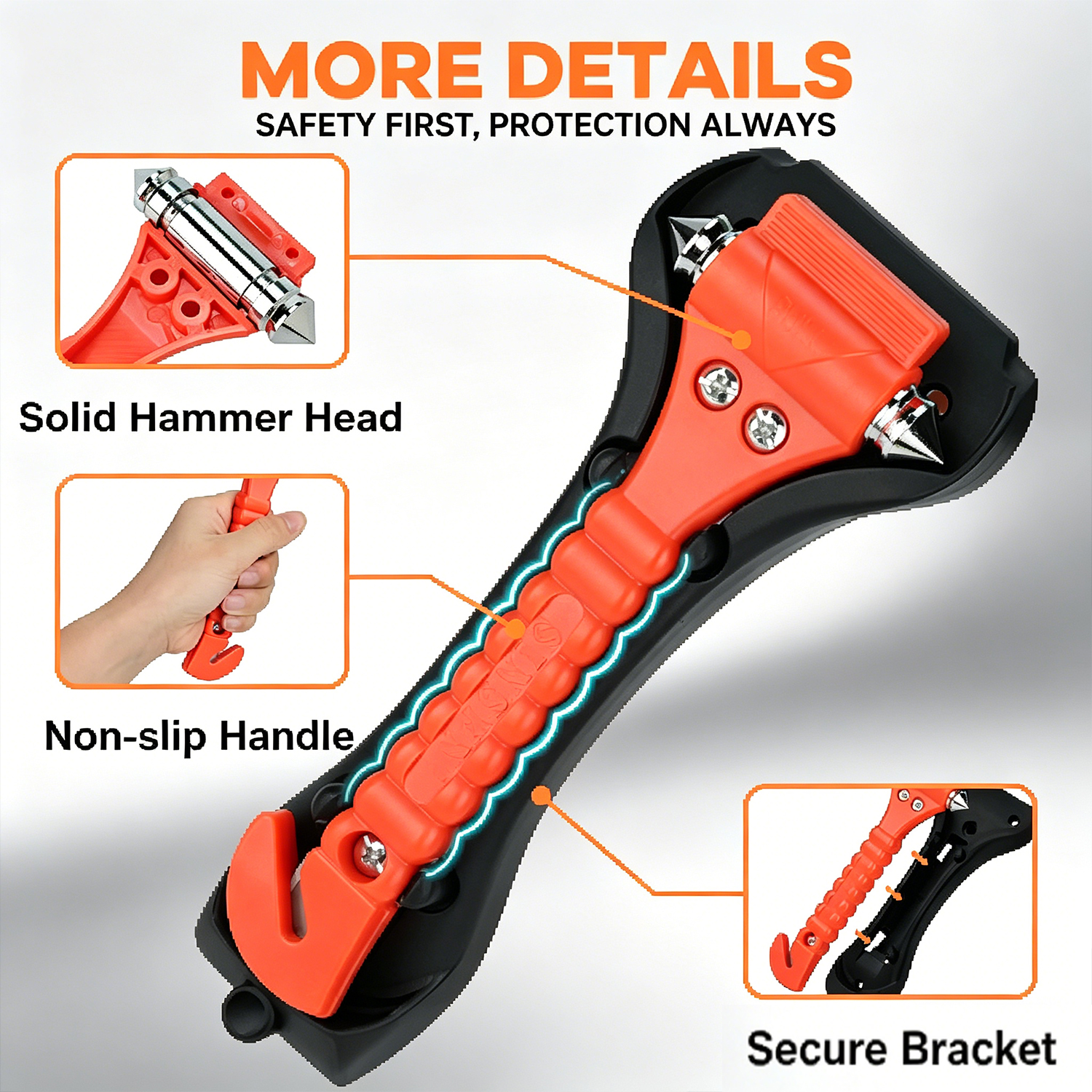1/2PCS Survival Safety Hammer  – Bivvy Bag Emergency Bewertung und Preis