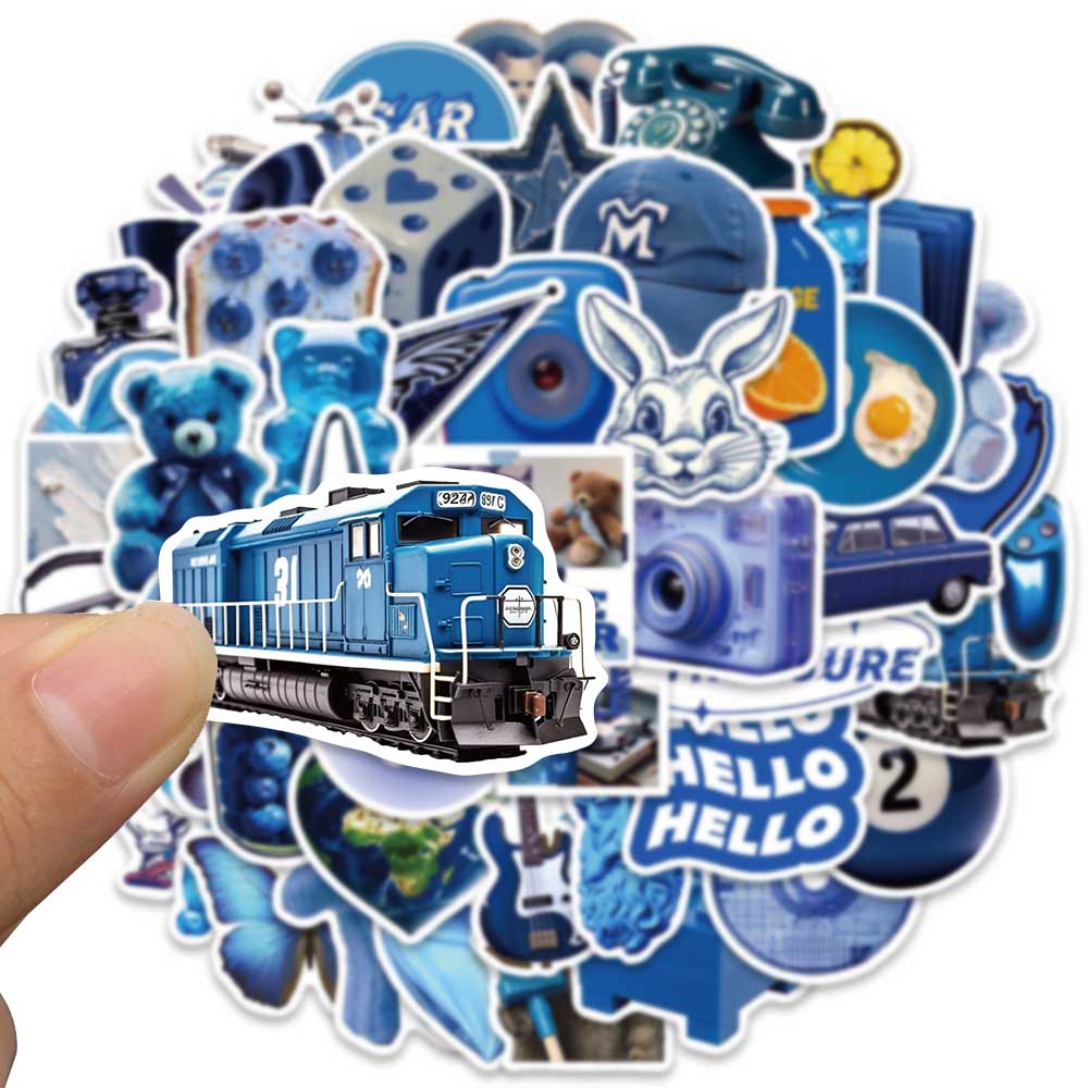 50PCS Blue Ins Style Cartoon B – Bear Canister Bewertung und Preis