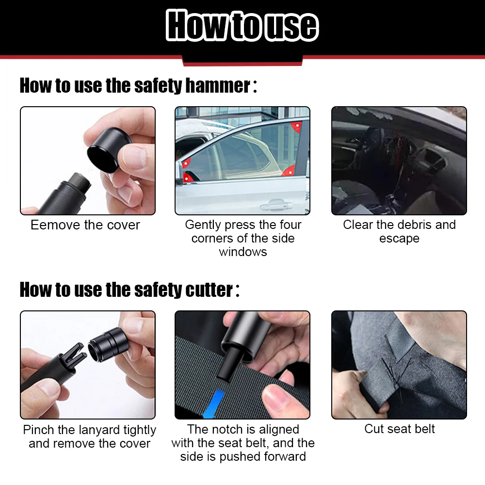2 In 1 Car Safety Hammer Emerg – Bivvy Bag Emergency Bewertung und Preis