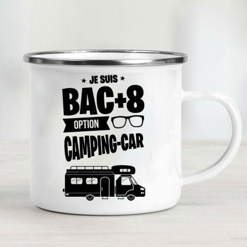 Camping Car Enamel Mug Adventu – Outdoor Camping Van Bewertung und Preis