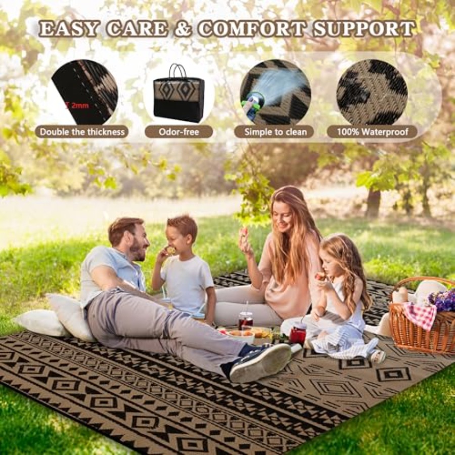 Outdoor 8x10 ft Waterproof Pat – Outdoor Camping Rugs 8X10 Bewertung und Preis