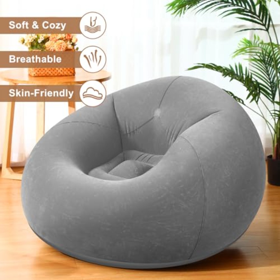 9 Pcs Inflatable Bean Bag Chai – Outdoor Camping Folding Chairs Bewertung und Preis